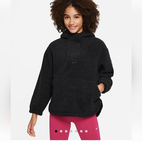 Nwt Nike Girls High-Pile Fleece Therma-FIT Training Jacket - Picture 1 of 8